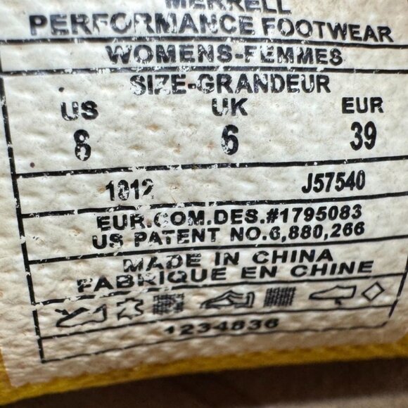 Merrell Womens Moroccan Spice Sandals Size 8 Orange Slip On Casual Cushioned - Picture 3 of 13